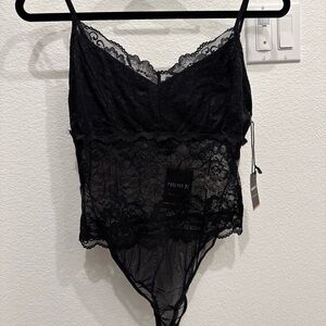 Forever 21 Black Lace Chemise